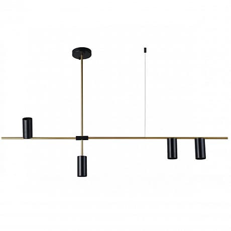 Kink Light 07621-4,19 Подвес Рия черный L123 h55 GU10 4*10W