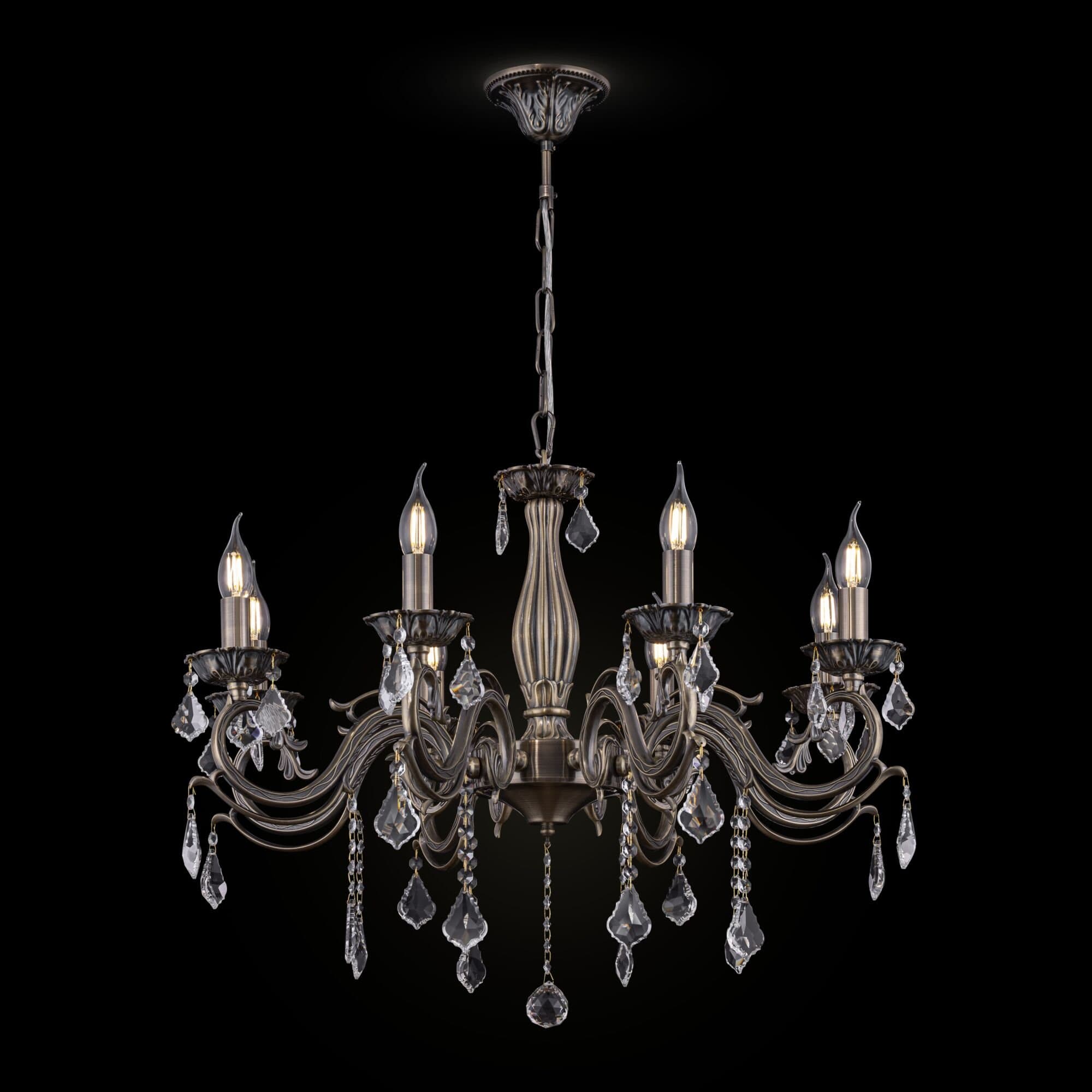 Maytoni Royal Classic Bronze Бронза Антик Люстра 8xE14 60W RC245-PL-08-R — миниатюра 4