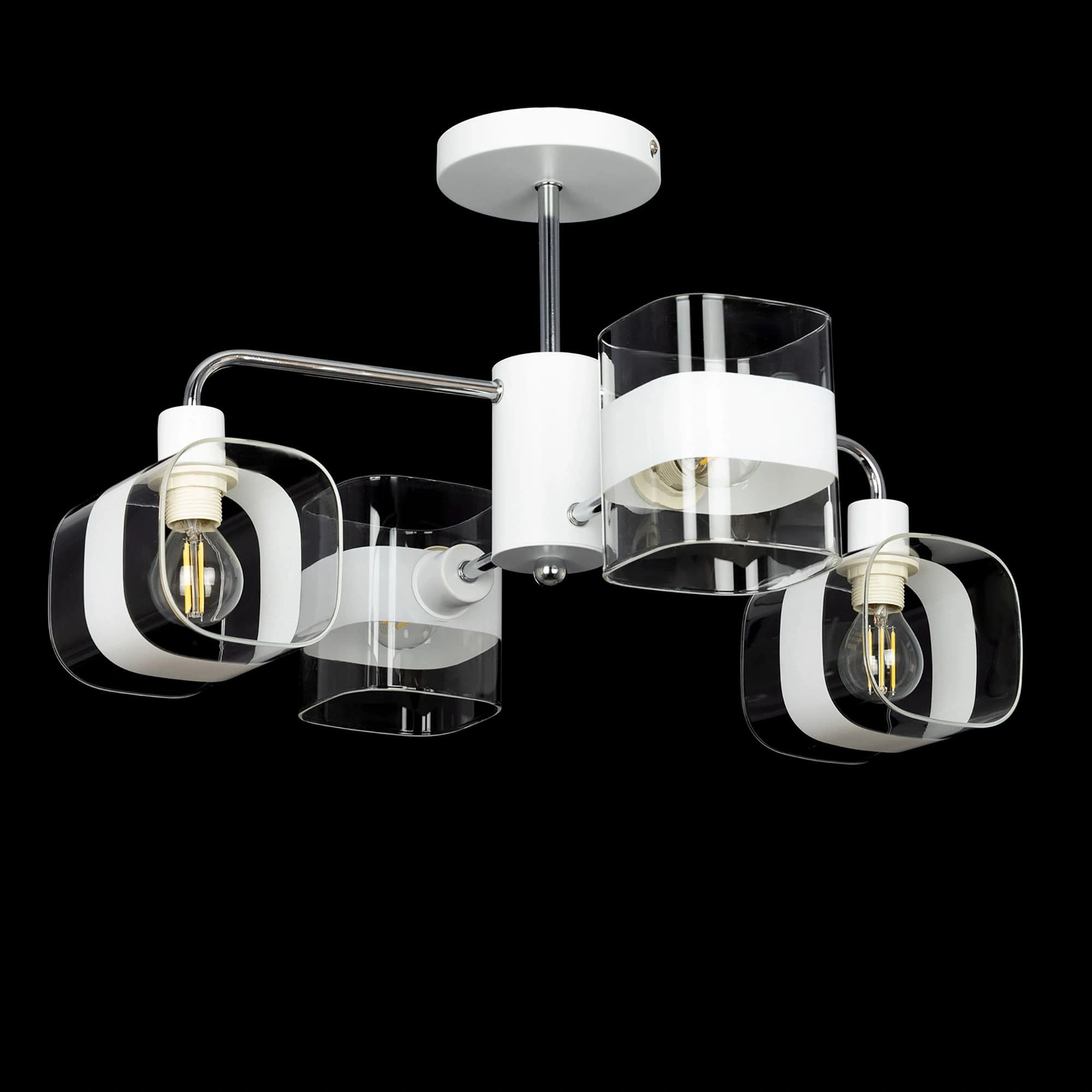 Citilux CL140140 Бертон Белый+Хром Люстра — миниатюра 5