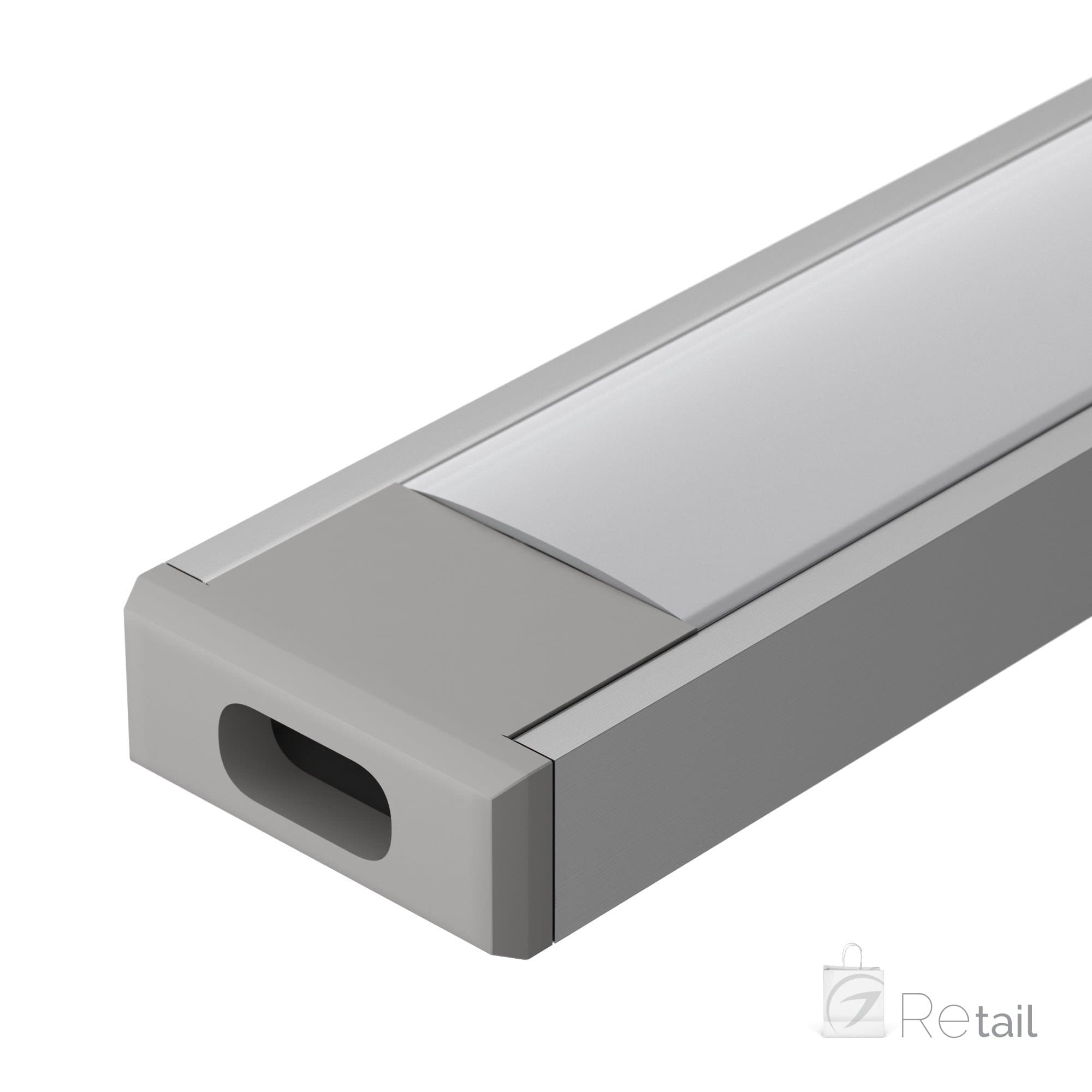 Arlight Профиль с экраном MIC-2000 ANOD+OPAL (Алюминий) 029024 — миниатюра 5
