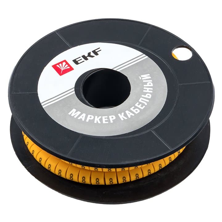 EKF PROxima Маркер кабельный 4,0 мм2 "8" (500 шт.) (ЕС-2) — миниатюра 2