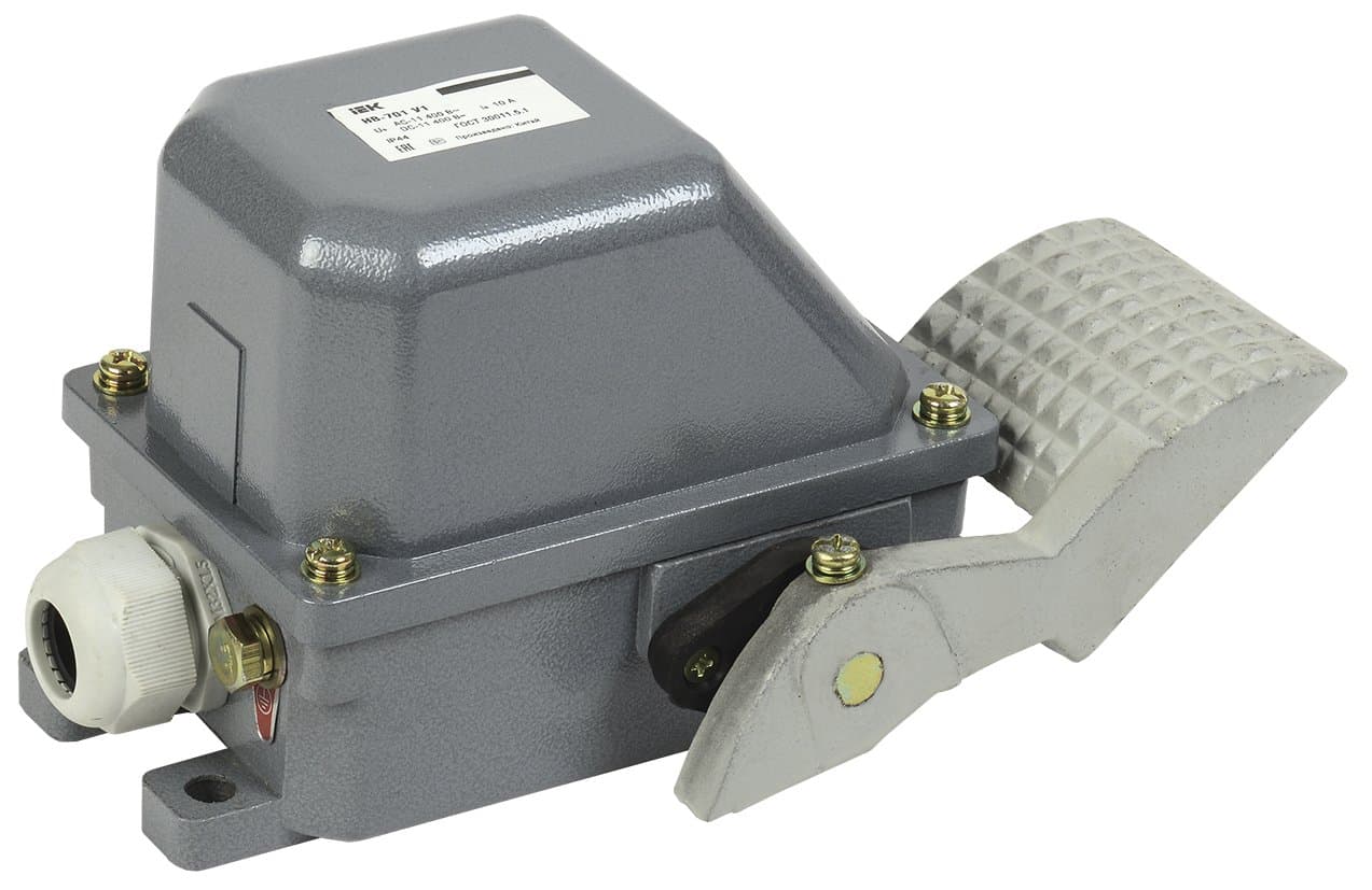 IEK НВ-701 У1, рычаг с 1-ой педалью, 10А, IP44, 2 эл. цепи,