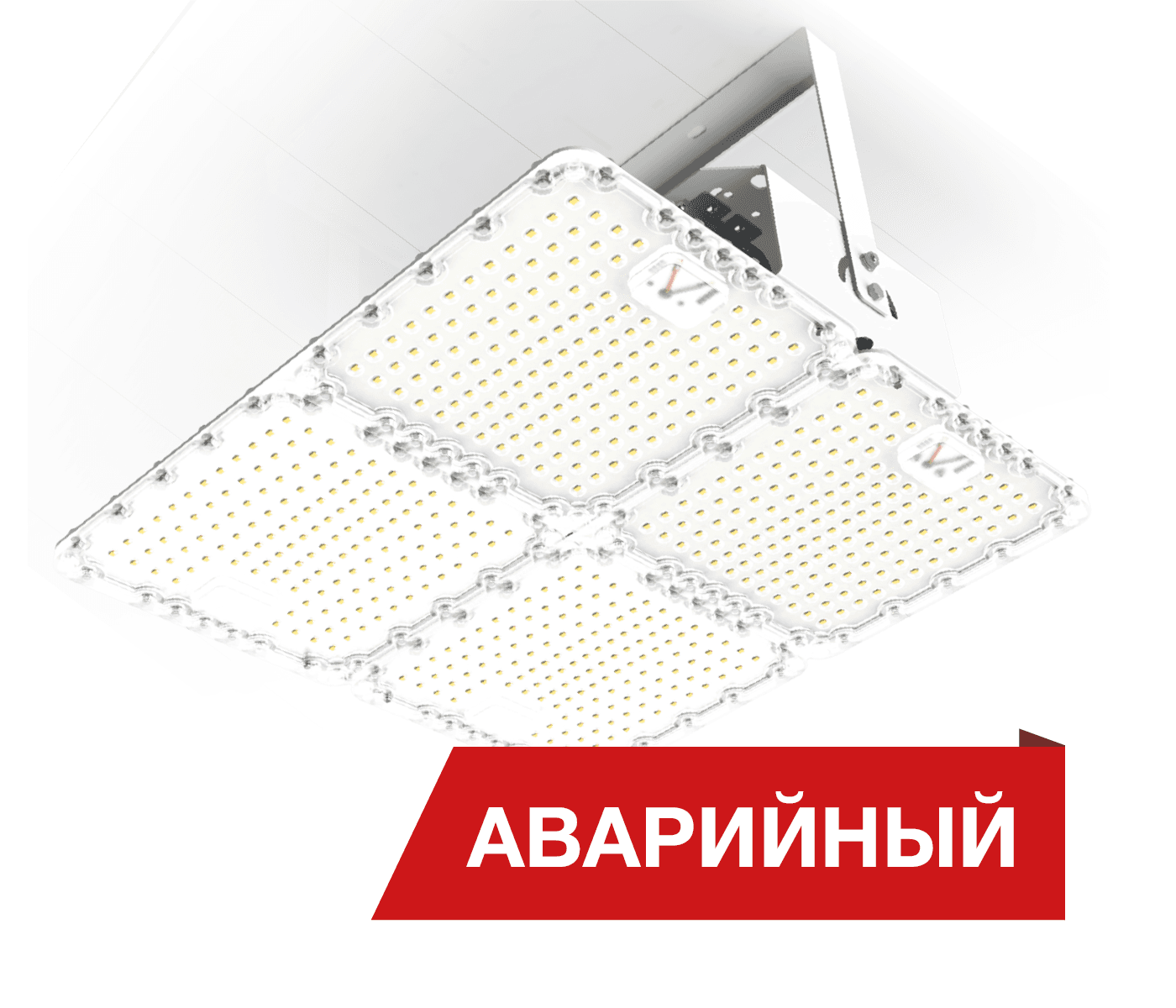 Diora Светодиодный светильник Quadro 135/20000 Д 20000лм 135Вт 4000К IP54 0,95PF 80Ra Кп<5 лира аварийный DQ135D-4K-L-A