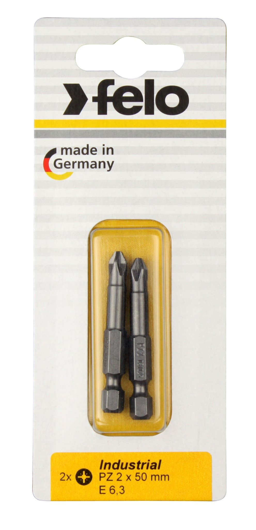 Felo Бита крестовая PZ 1X50, серия Industrial, 2 шт в блистере 03101536 — миниатюра 1