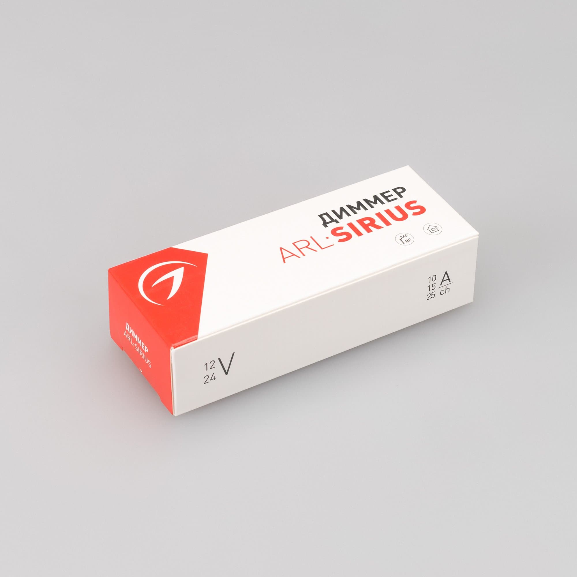 Arlight Диммер ARL-SIRIUS-DIM (12-24V, 1x25A, 2.4G) (IP20 Металл, 3 года) 029928 — миниатюра 2