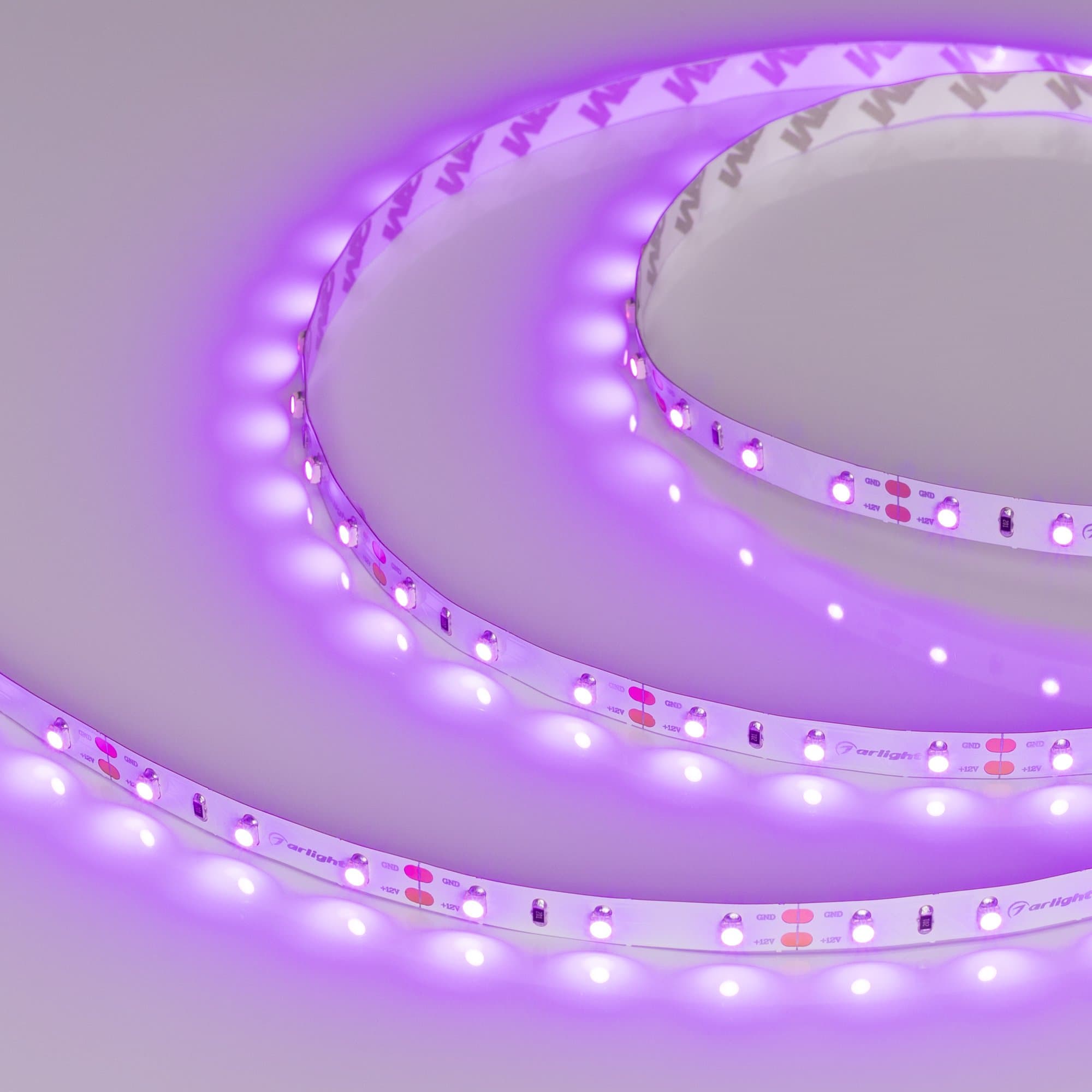 Arlight Лента RT-A60-8mm 12V Pink (4.8 W/m, IP20, 2835, 5m) (4.8 Вт/м, IP20) 013571(2) — миниатюра 3