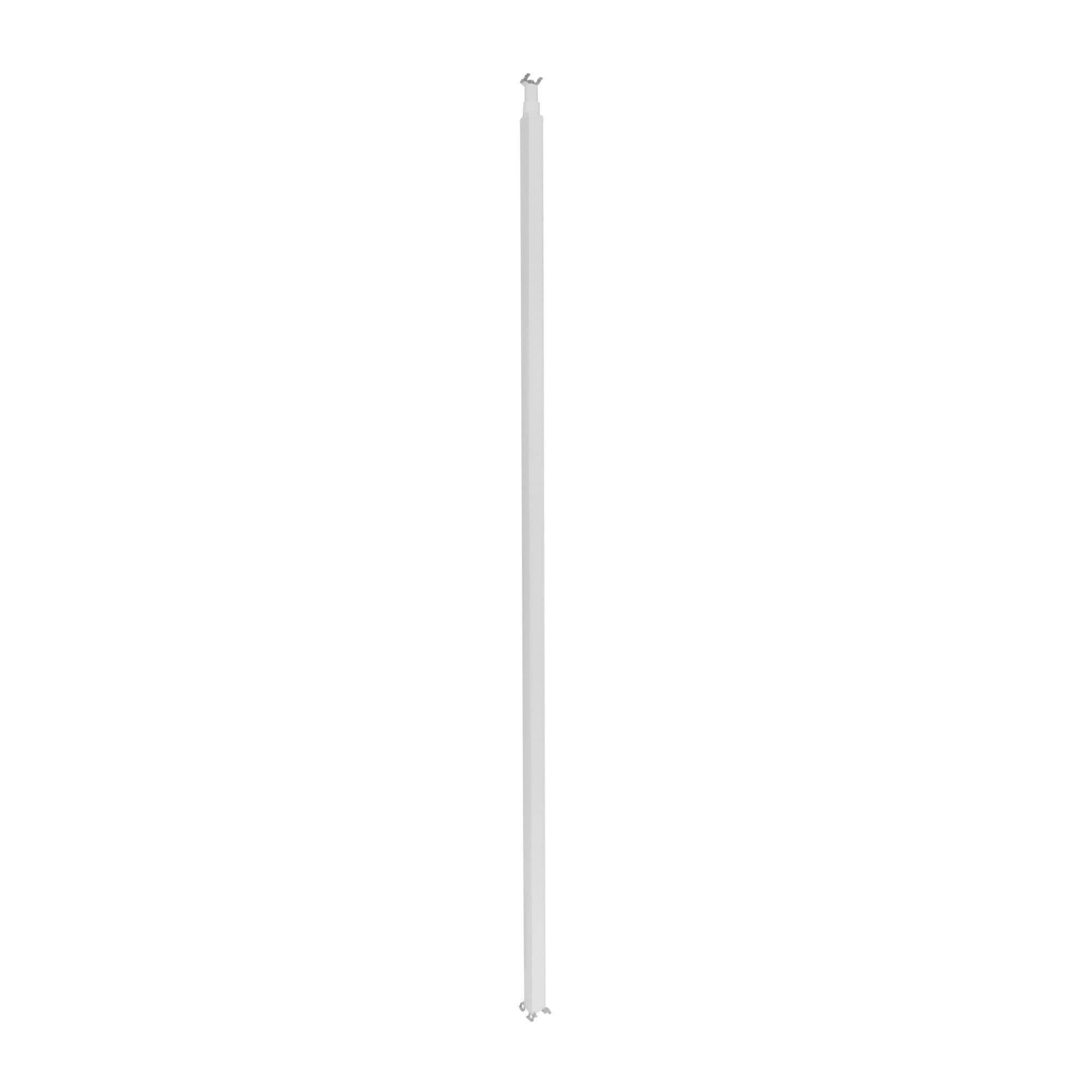 Legrand Snap-On колонна алюминиевая с крышкой из пластика 1 секция 4,02 метра, с возможностью увеличения высоты колонны до 5,3 метра,  цвет белый 653013 — миниатюра 1