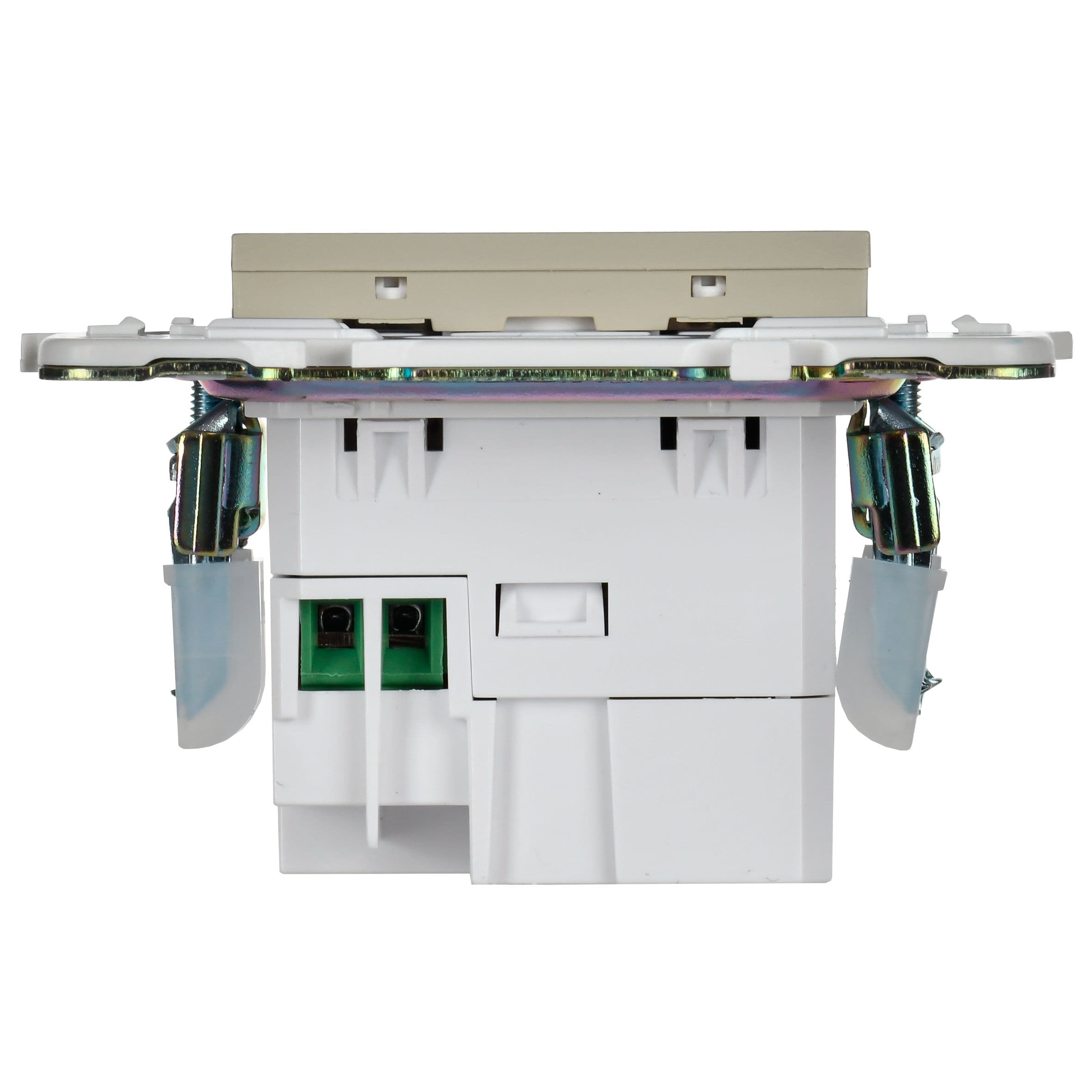 IEK SKANDY Бежевый Розетка USB A+C 18Вт SK-R13B — миниатюра 3