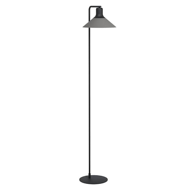 Eglo 99513 Торшер ABREOSA, 1x28W, E27, L370, B280, H1510, основание: Ø250, сталь, черный/серый