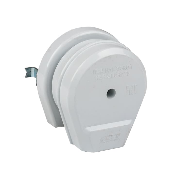 EKF PROxima Разъем РШ-ВШ 32А 250В 2P+PE (СУ) пластиковый бел. — миниатюра 2