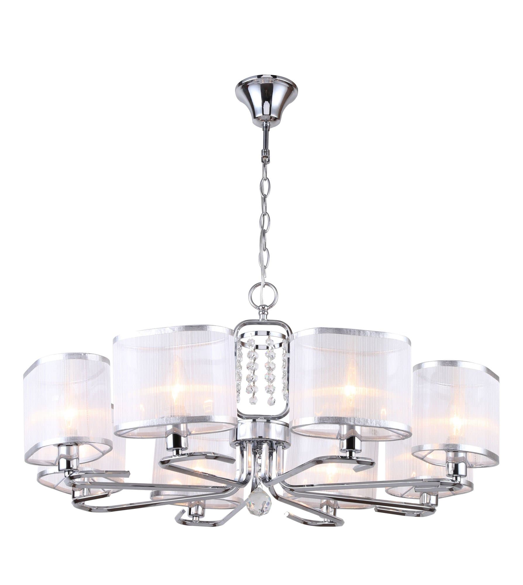 Freya Modern Elin Хром Люстра E14 40W FR5016PL-08CH — миниатюра 3