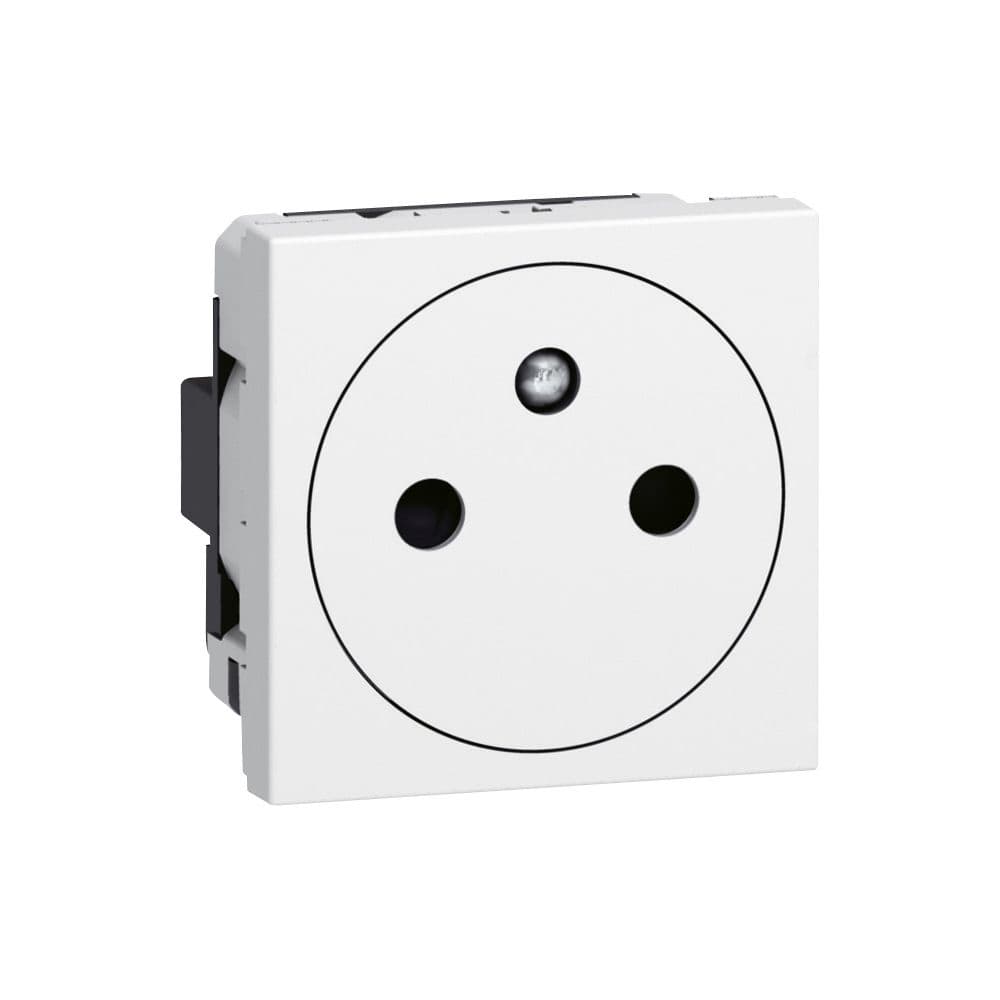 Legrand Mosaiс Розетка 2К+З - Программа Mosaic - 2 модуля - F/B - белая 278111L