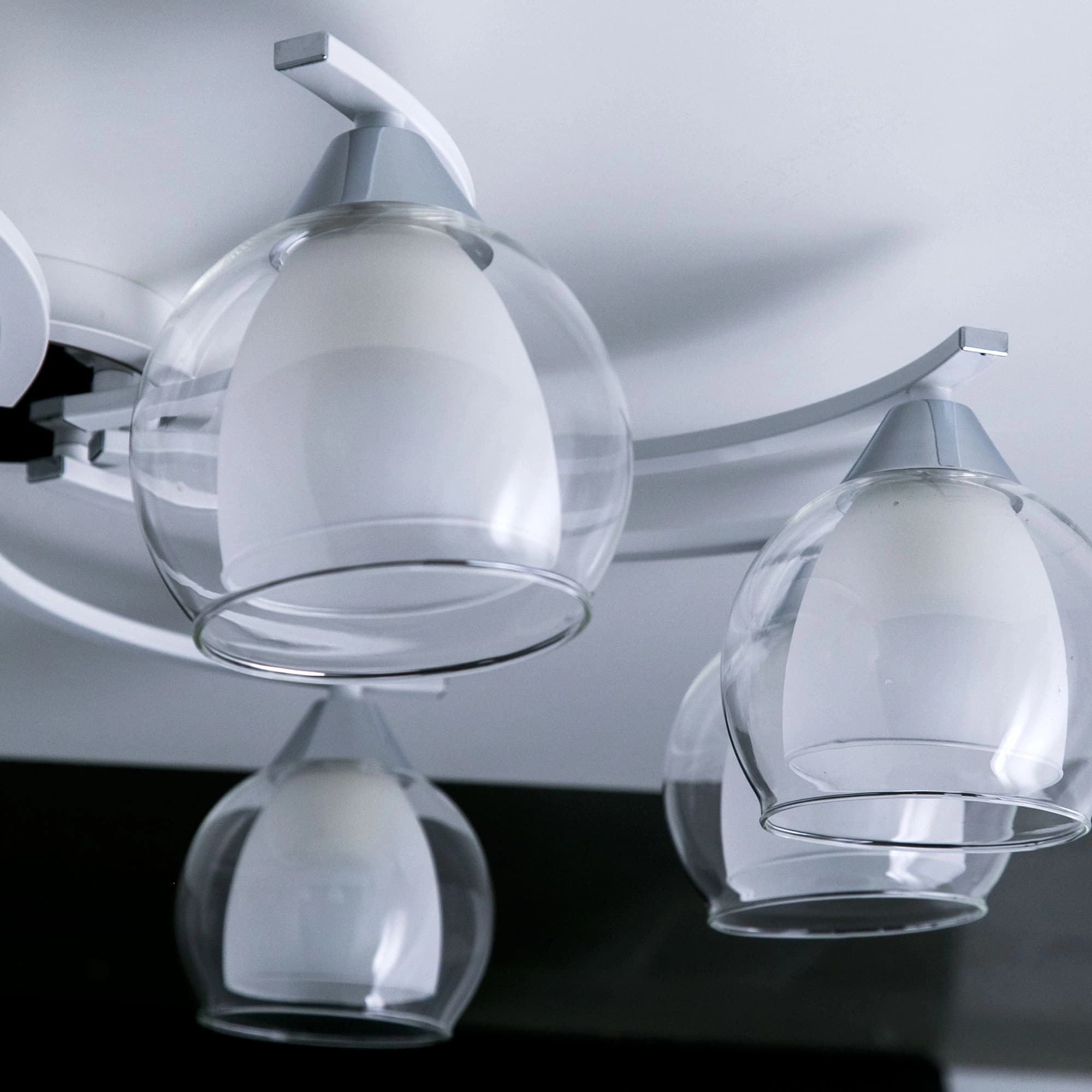 Citilux CL152180 Кристи Белый+Хром Люстра — миниатюра 9