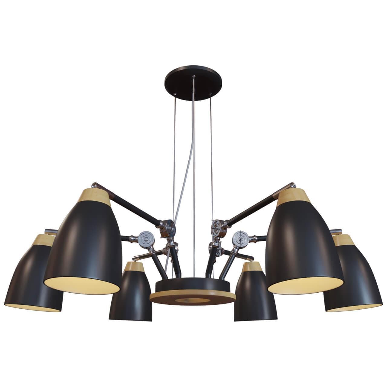 LOFT IT LOFT4402/6BL Люстра подвесная 6xE27 max 60W LOFT4402/6BL, шт — миниатюра 1