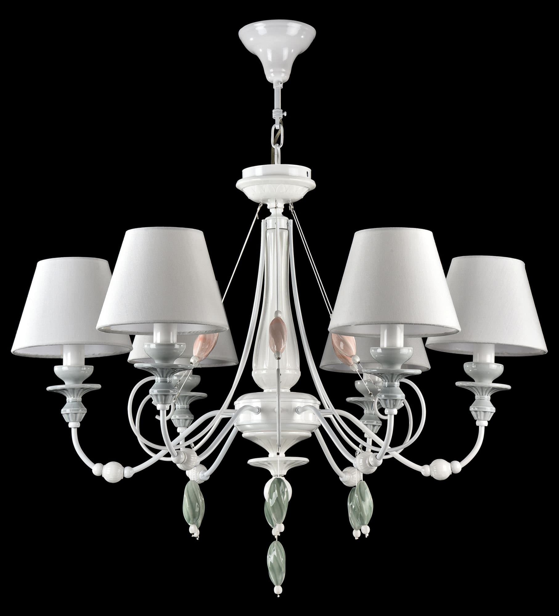 Maytoni Elegant Adelia Жемчужный белый Люстра 6xE14 40W ARM540-06-W — миниатюра 8