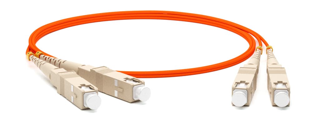 Hyperline FC-D2-50-SC/PR-SC/PR-H-2M-LSZH-OR Патч-корд волоконно-оптический (шнур) MM 50/125, SC-SC, 2.0 мм, duplex, LSZH, 2 м 239440