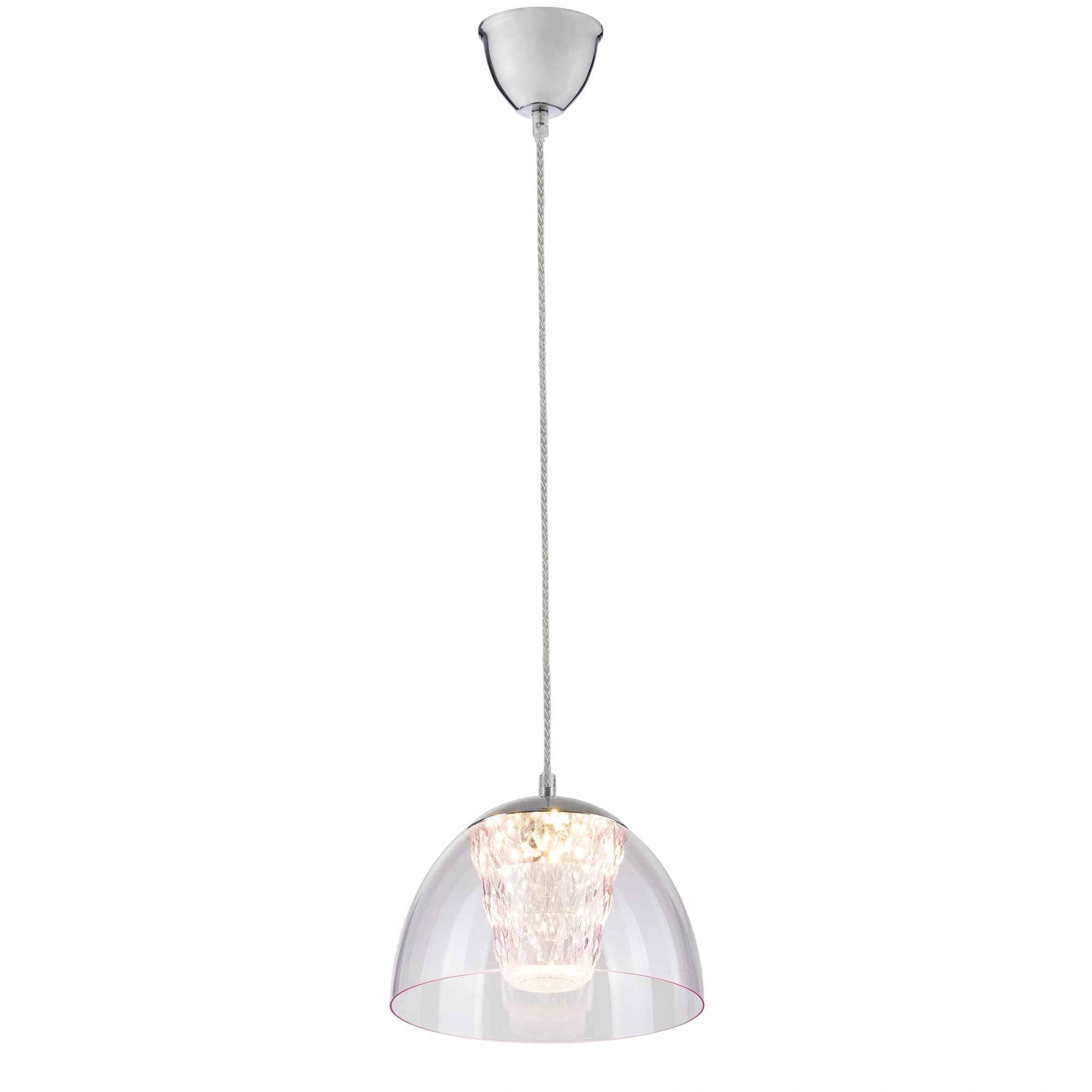 Citilux CL717114 Топаз Фиолетовый Подвес — миниатюра 3