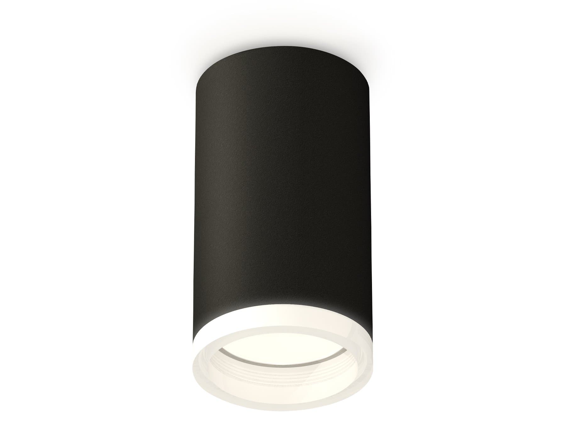 Ambrella Комплект накладного светильника XS6323040 SBK/FR черный песок/белый матовый MR16 GU5.3 (C6323, N6245)