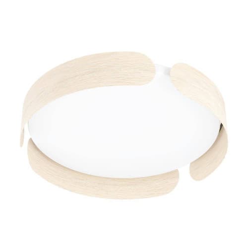 Eglo 99622 Светильник потолочный VALCASOTTOS, LED 24W, 2050lm, H75, Ø350, сталь/пластик, белый/коричневый