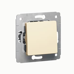 Legrand Cariva Крем Выключатель кнопочный 773711 — миниатюра 2