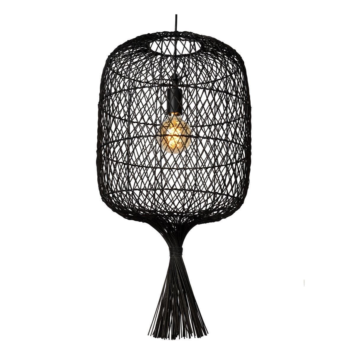 Lucide GARVE Светильник подвесной Ø 40 cm 1xE27 Black 03436/40/30 — миниатюра 5