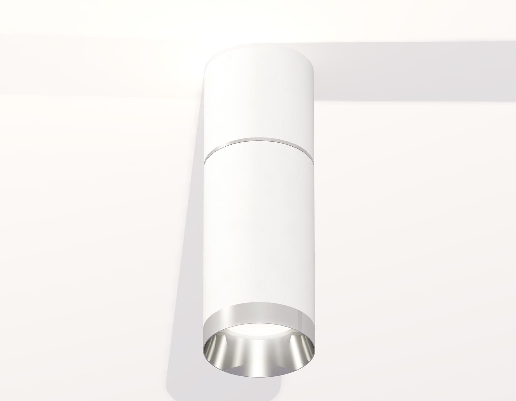 Ambrella Комплект накладного светильника XS6322060 SWH/PSL белый песок/серебро полированное MR16 GU5.3 (C6301, A2060, C6322, N6132) — миниатюра 2