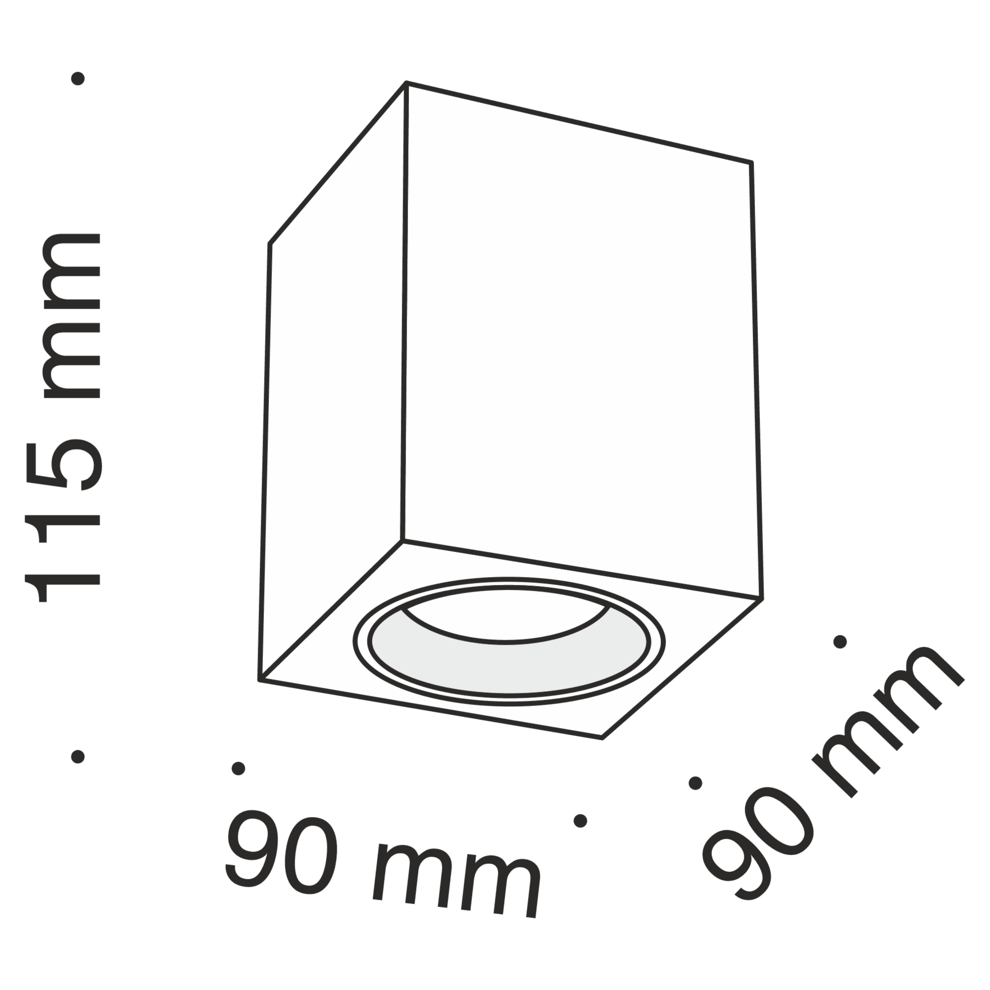 Maytoni Technical Alfa Черный Потолочный светильник GU10 50W C013CL-01B — миниатюра 6