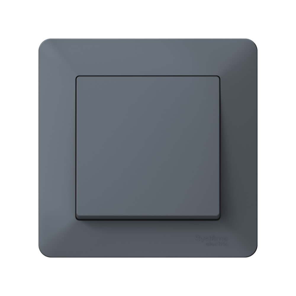 Systeme Electric AtlasDesign Air Грифель/дымчатый черный Рамка 1-ая