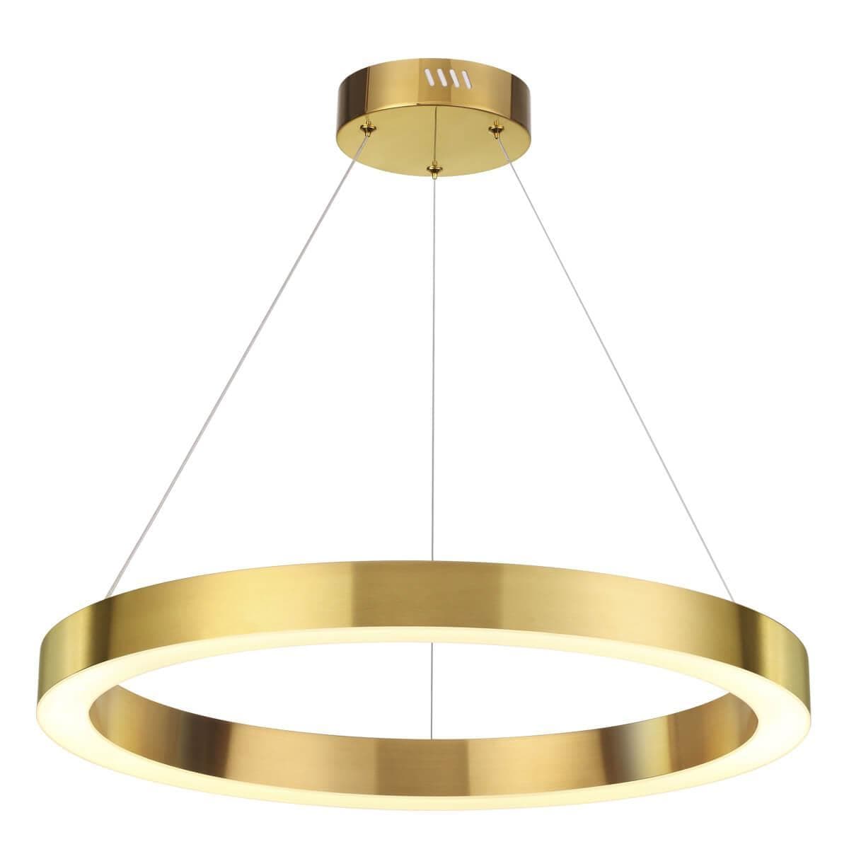 Odeon Light 3885/35LG ODL20 21 золотистый /металл Подвесной светильник LED 4000K 35W 220V (2 вида крепления) BRI — миниатюра 1