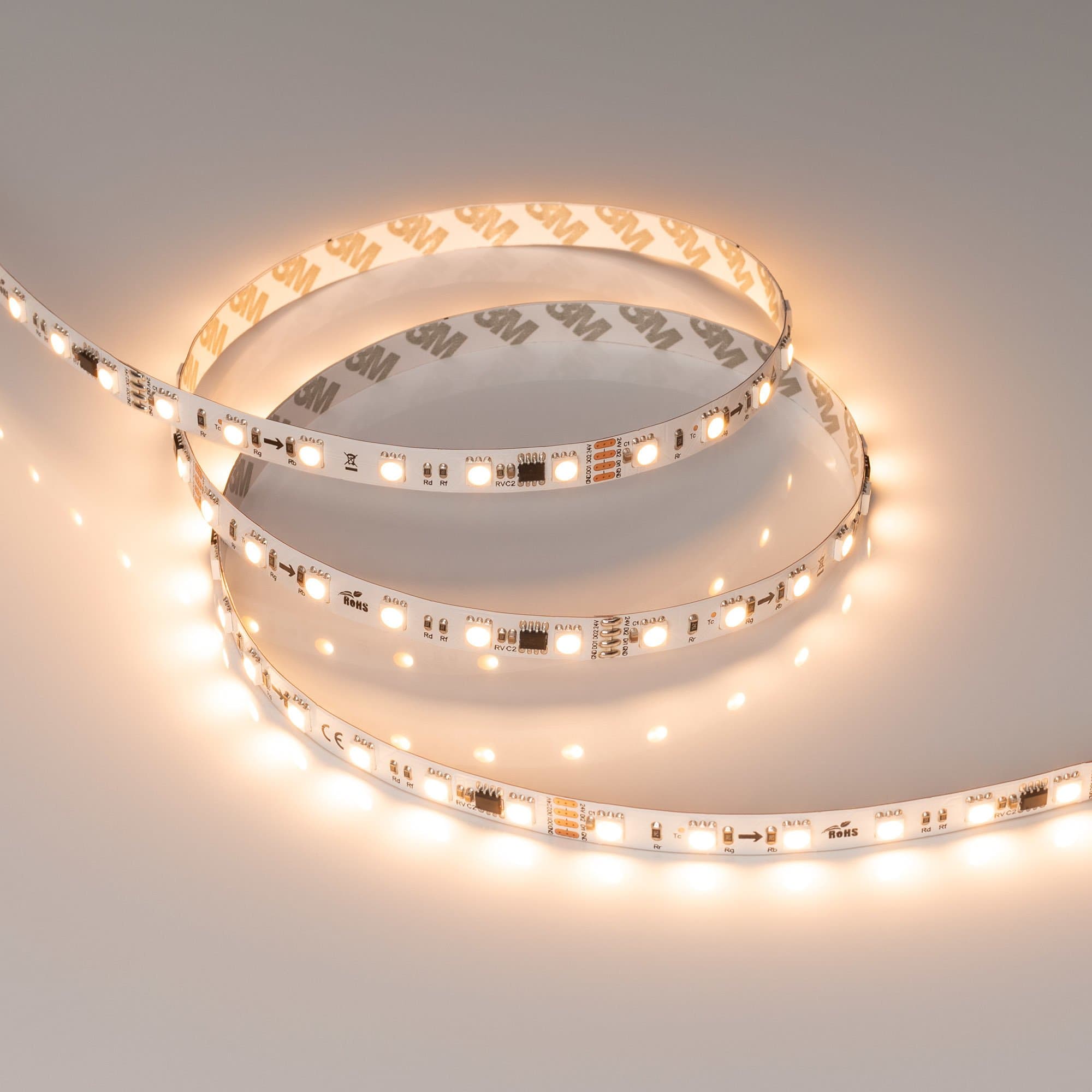 Arlight Лента SPI-B60-10mm 24V Warm2700-PX6-RAM (15 W/m, IP20, 5060, 5m) (бегущий огонь) 039041