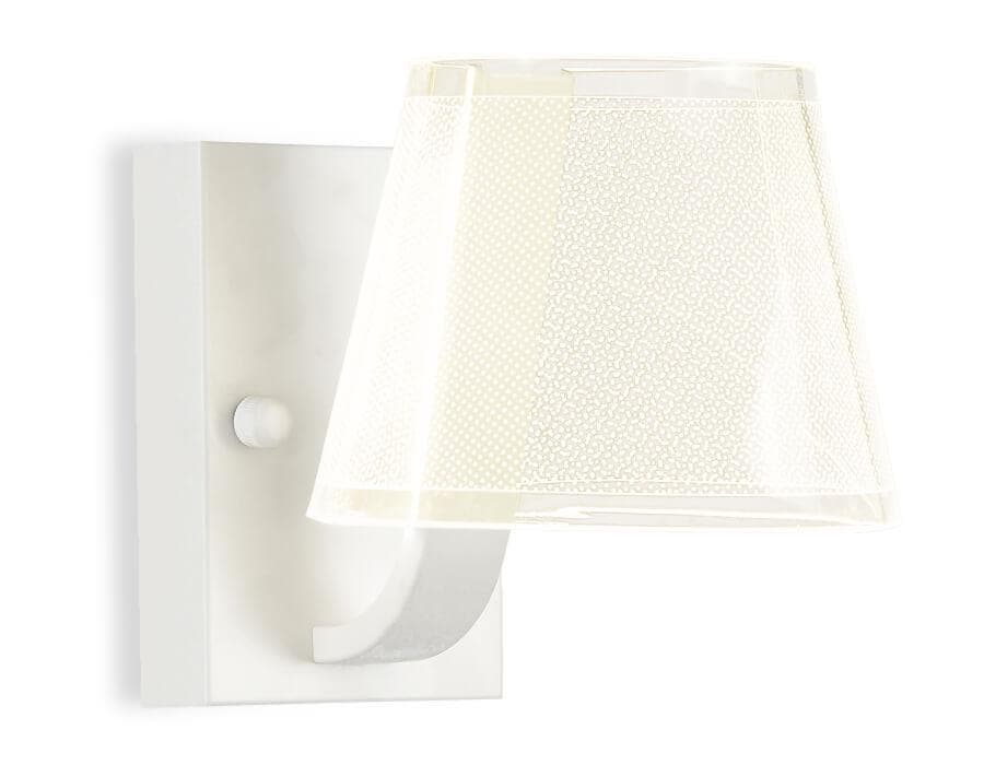 Ambrella Настенный светодиодный светильник с выключателем AK4088 WH белый LED 3000K/4200K/6400K 13W 170*150*220
