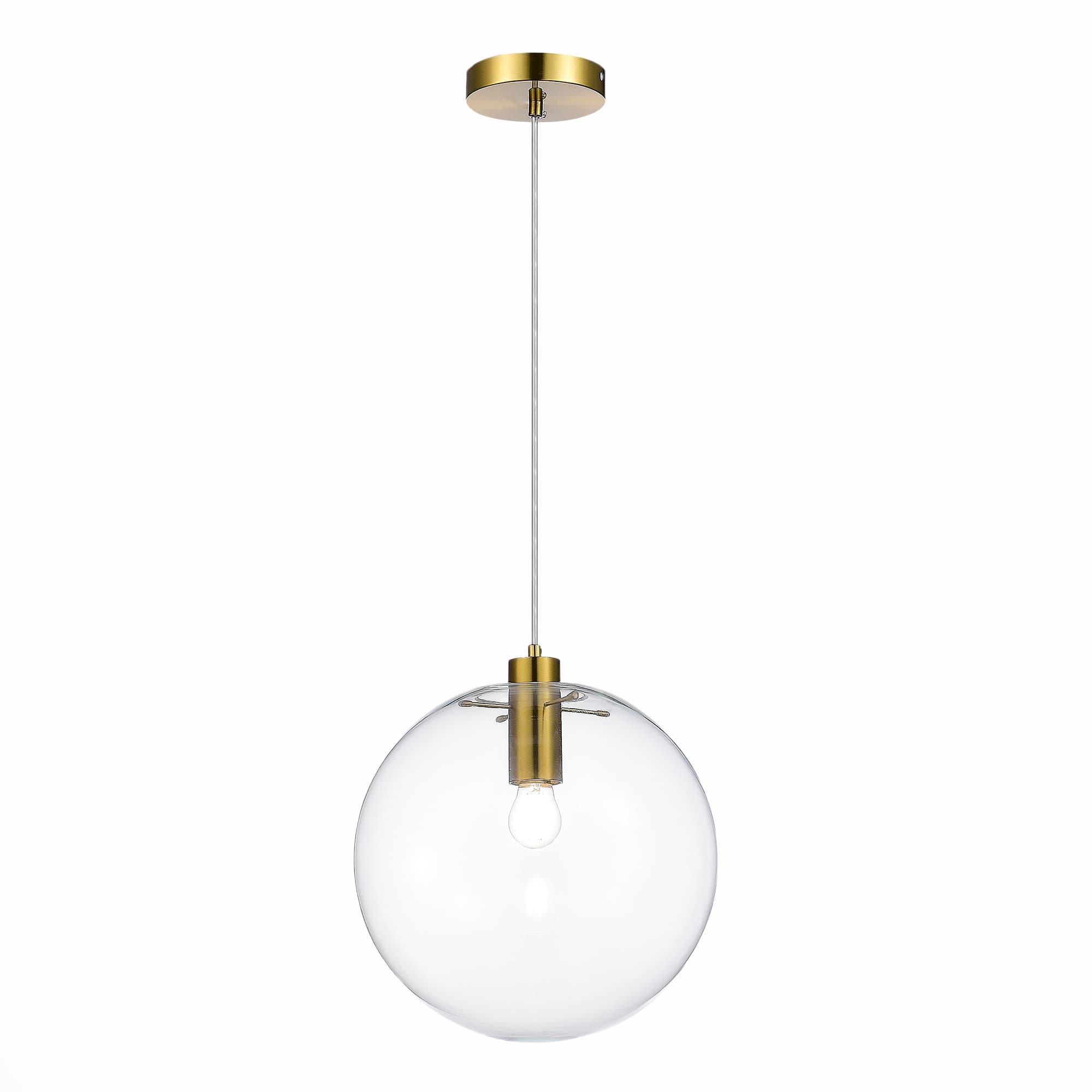 ST LUCE SL1056.223.01 Подвес Золотой/Прозрачный E27 1*60W