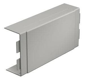 OBO Bettermann Отвод T-образный кабель-канала WDK 60x130 мм, ПВХ серый RAL7030 6023045 — миниатюра 2