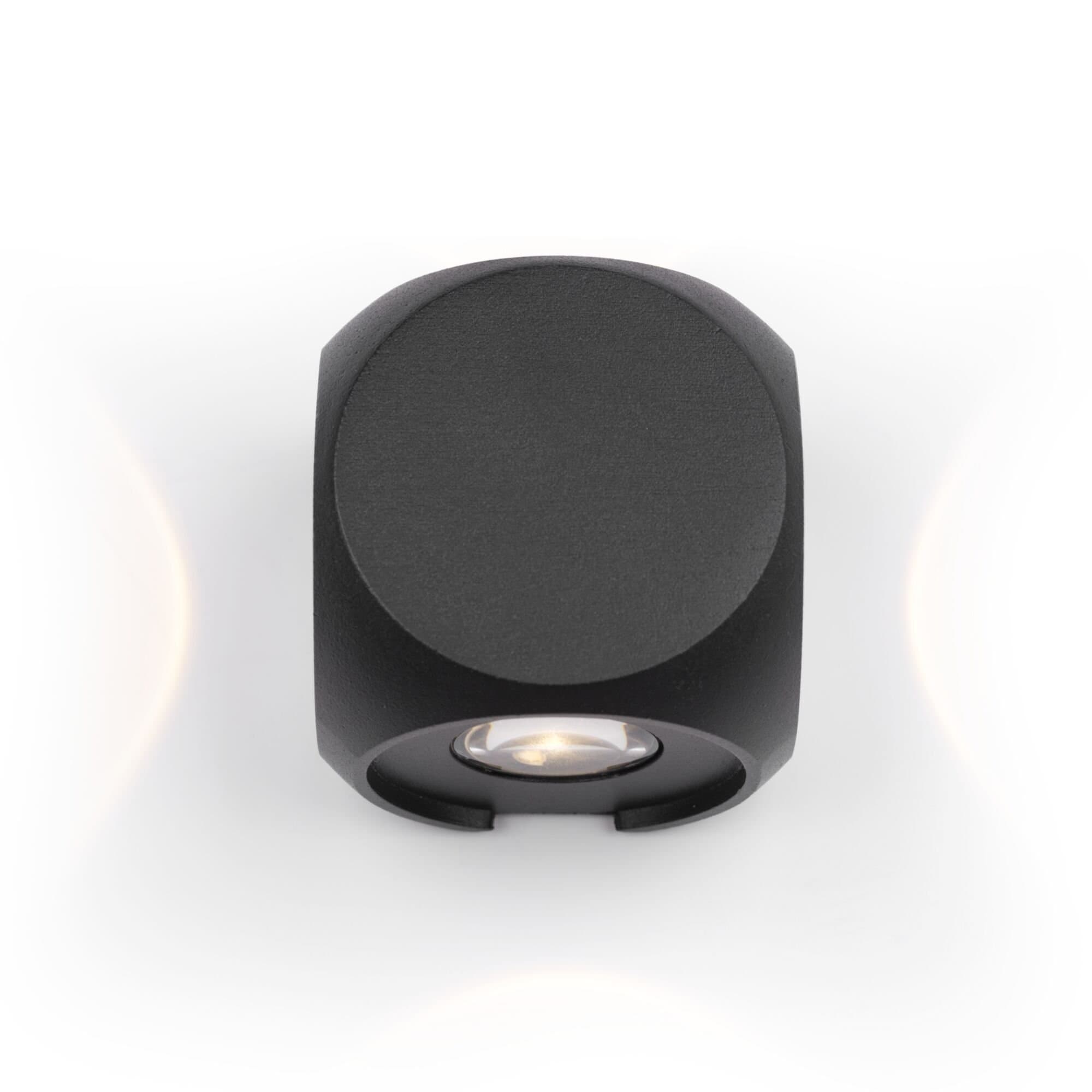 Maytoni Outdoor Corso Черный Бра LED 4W 260Лм O014WL-L4B — миниатюра 2