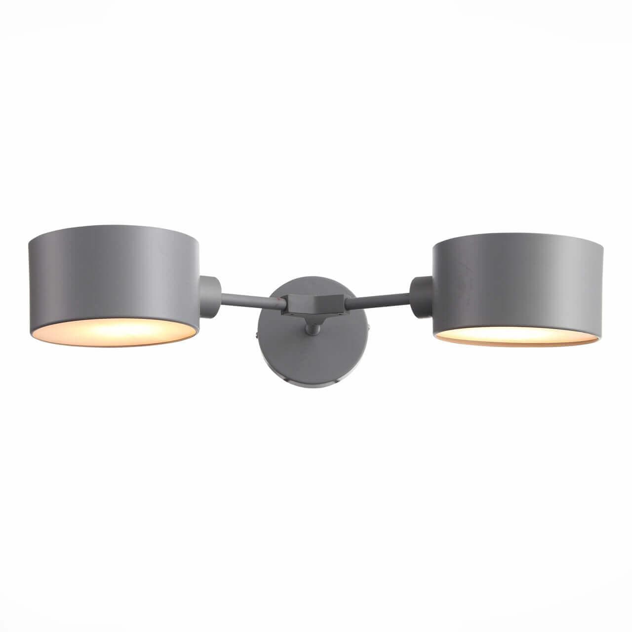 Evoluce GIMENTO Серый/Серый SLE183701-02 Светильник настенный E14 2*60W — миниатюра 3
