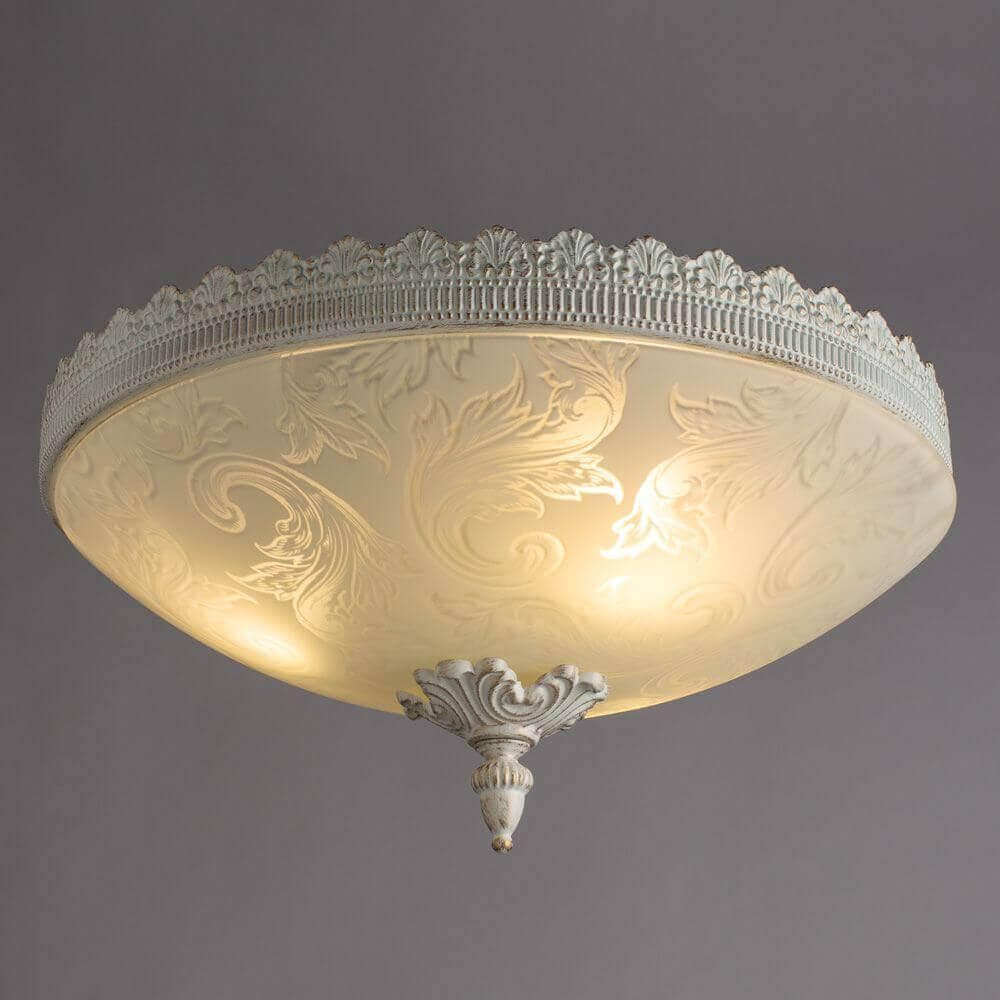Arte Lamp Crown Белый Светильник потолочный 60W E27 A4541PL-3WG — миниатюра 3