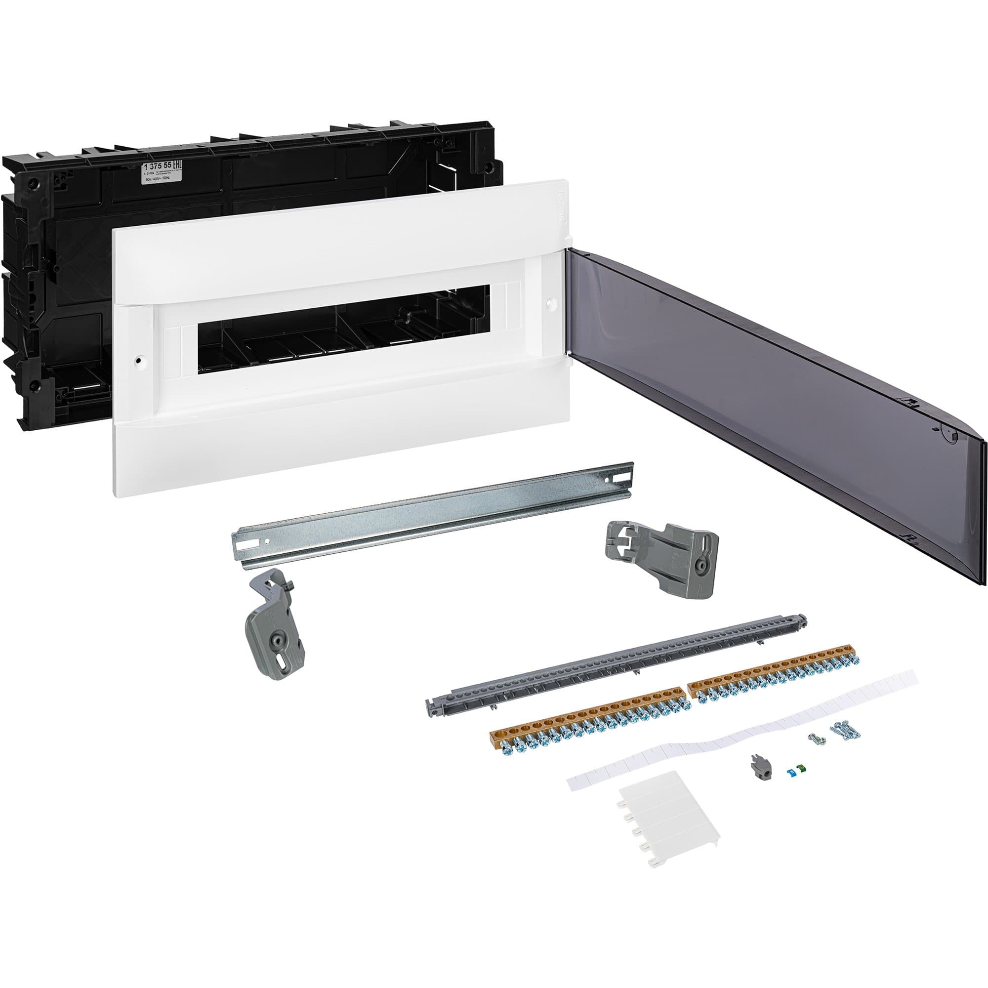Legrand Practibox S Пластиковый щиток Встраиваемый 1X22 Дымчатая дверь 137555 — миниатюра 6