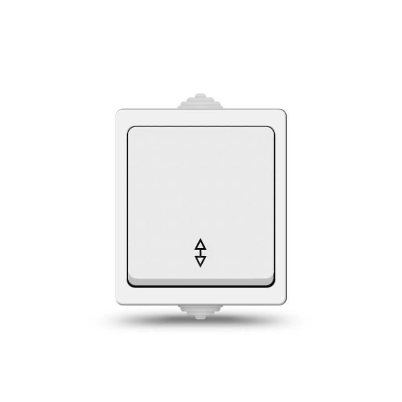 UNIVersal "Аллегро" Выключатель Бел 1 кл. проходной, IP-54 5563484