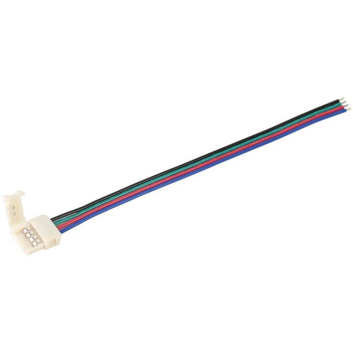 IEK Коннектор 5шт RGB 10 мм ( - 15 см - разъем) — миниатюра 2