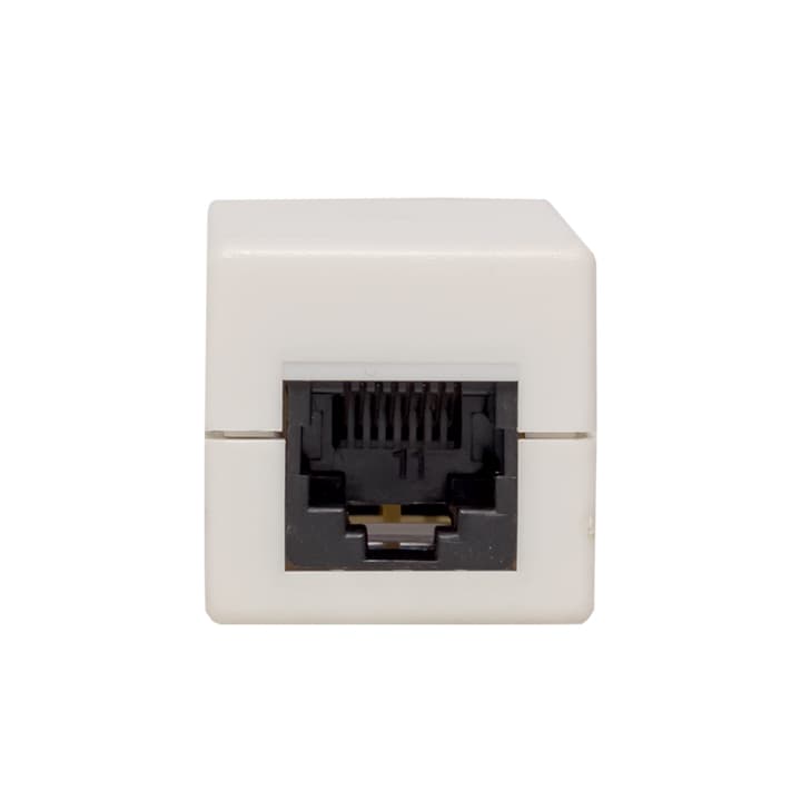EKF Адаптер проходной TERACOM Cat.5E неэкранированный RJ45-RJ45 белый — миниатюра 2