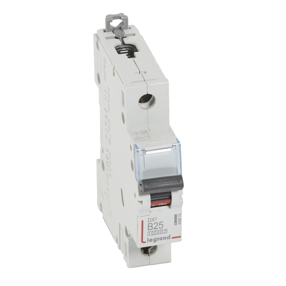 Legrand DX3 Автоматический выключатель 1P 25A (B) 10kA/16kA 408874 — миниатюра 1
