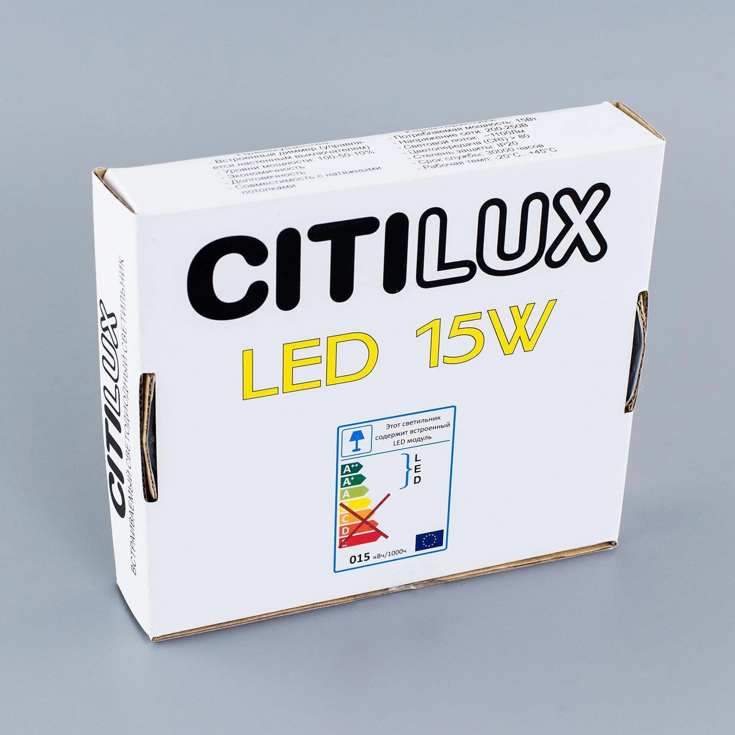 Citilux CLD50R150N Омега Белый Светильник Встр 15W*4000K — миниатюра 6