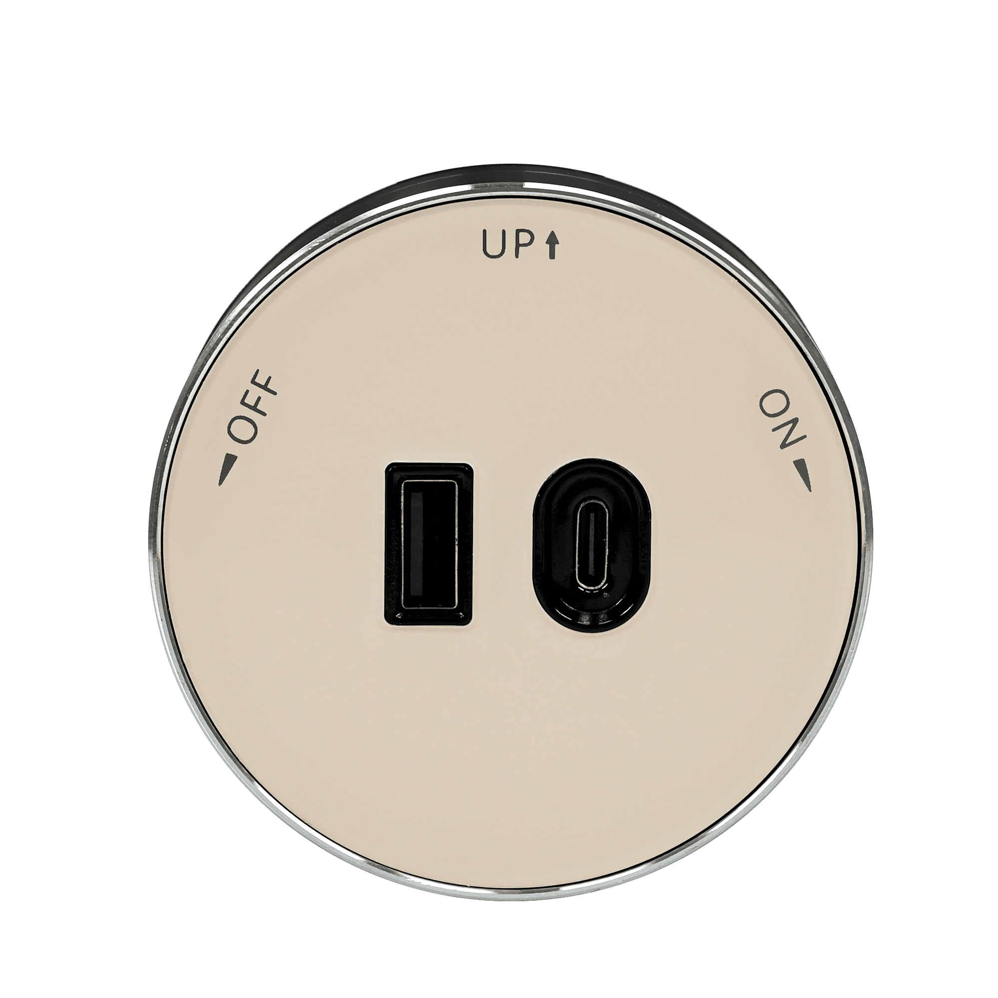 Systeme Electric MultiTrack Песочный Розетка 2хUSB (тип А+С) 18Вт, 5В/3А — миниатюра 5