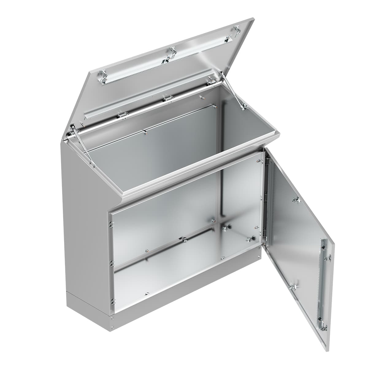 EKF Пульт управления напольный "Inox" AISI304 TP12 IP55 (960х1200х400) — миниатюра 3
