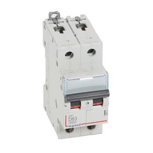 Legrand DX3 Автоматический выключатель 2P 63A (D) 6000/10kA 408037 — миниатюра 2
