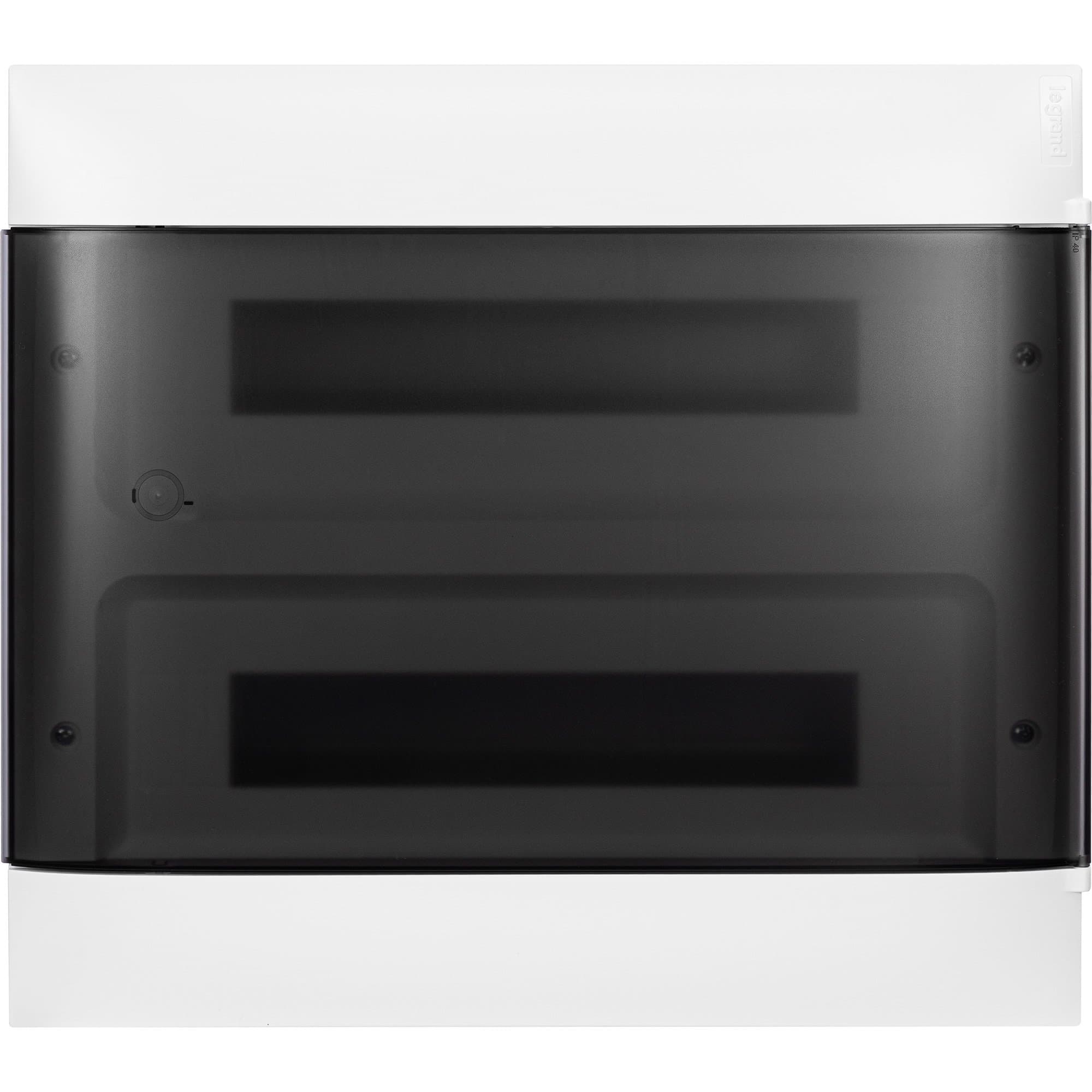 Legrand Practibox S Пластиковый щиток Встраиваемый (в полые стены) 2X18 Дымчатая дверь 137577