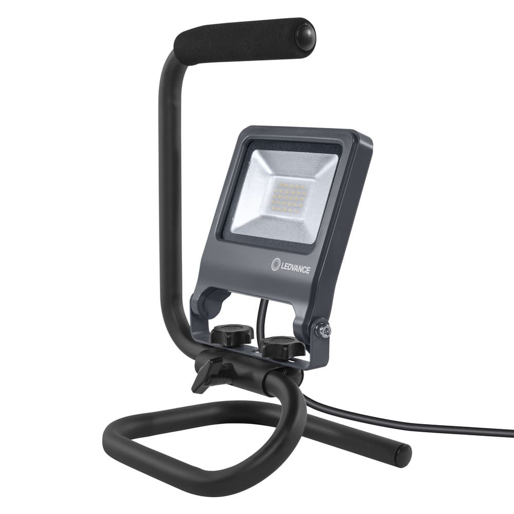Ledvance LED прожектор WORKLIGHT переносной, с ручкой Серый 20Вт 1700 Лм, 4000 К Нейтральный белый свет 4058075213838