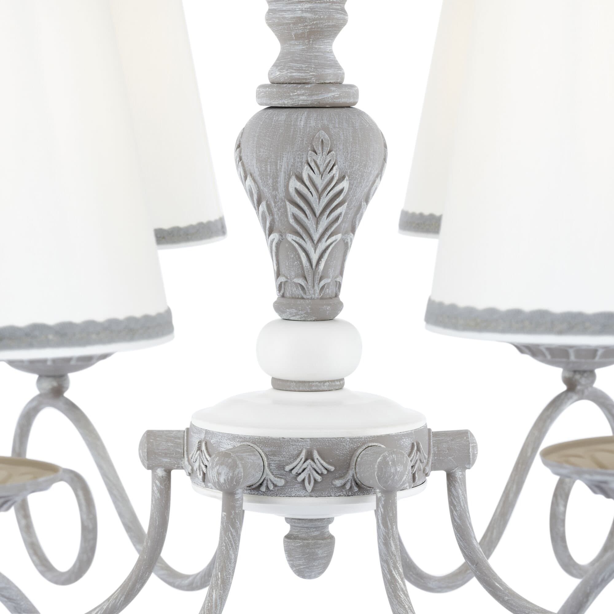 Maytoni Elegant Bouquet Серый Люстра 6xE14 40W ARM023-06-S — миниатюра 6