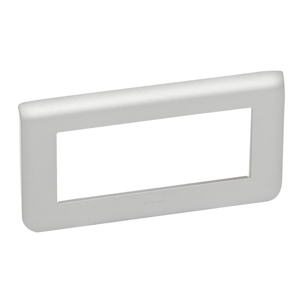 Legrand Mosaic Алюминий Рамка пластиковая горизонтальная 5 модулей 079315