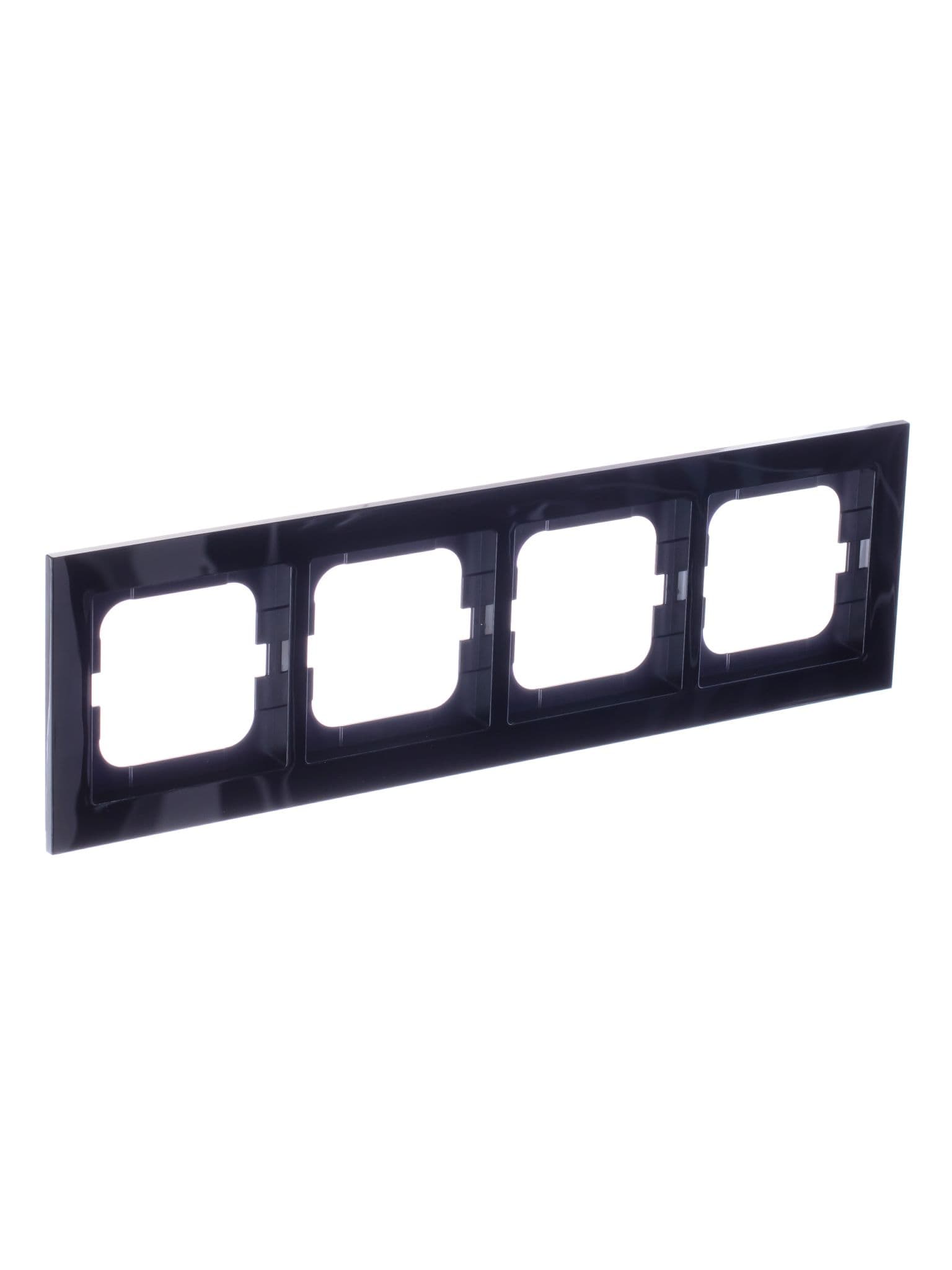 ABB BJE Axcent Черный Рамка 4-ая 2CKA001754A4412 — миниатюра 2